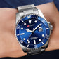 Classic Men's Ghost Diver Series Quartz Watch – Stainless Steel, Waterproof, with Calendar Feature – Luxury Business Timepiece