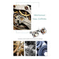 Designer Watch Movement Cufflinks for Men's Wedding Shirts - Gear Mechanism Functional Cufflink Jewelry