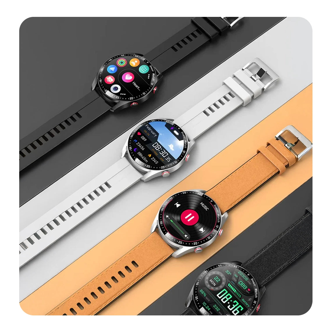 ECG+PPG Bluetooth Call Smart Watch Men Laser Health Blood Pressure Fitnes Sports Watches Man Sports Waterproof Smartwatch+Box