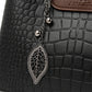 Luxury Designer Ladies' Handbags: 3-Layer Alligator Leather Crossbody Bag for Women