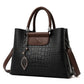 Luxury Designer Ladies' Handbags: 3-Layer Alligator Leather Crossbody Bag for Women