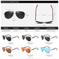 Men's Aviation Polarised Sunglasses – Designer Retro Eyewear Accessories with Aluminium Mirror Lenses