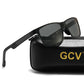 Men's UV400 Polarised Driving Glasses - Aluminium Magnesium Rectangle Shades