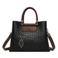 Luxury Designer Ladies' Handbags: 3-Layer Alligator Leather Crossbody Bag for Women