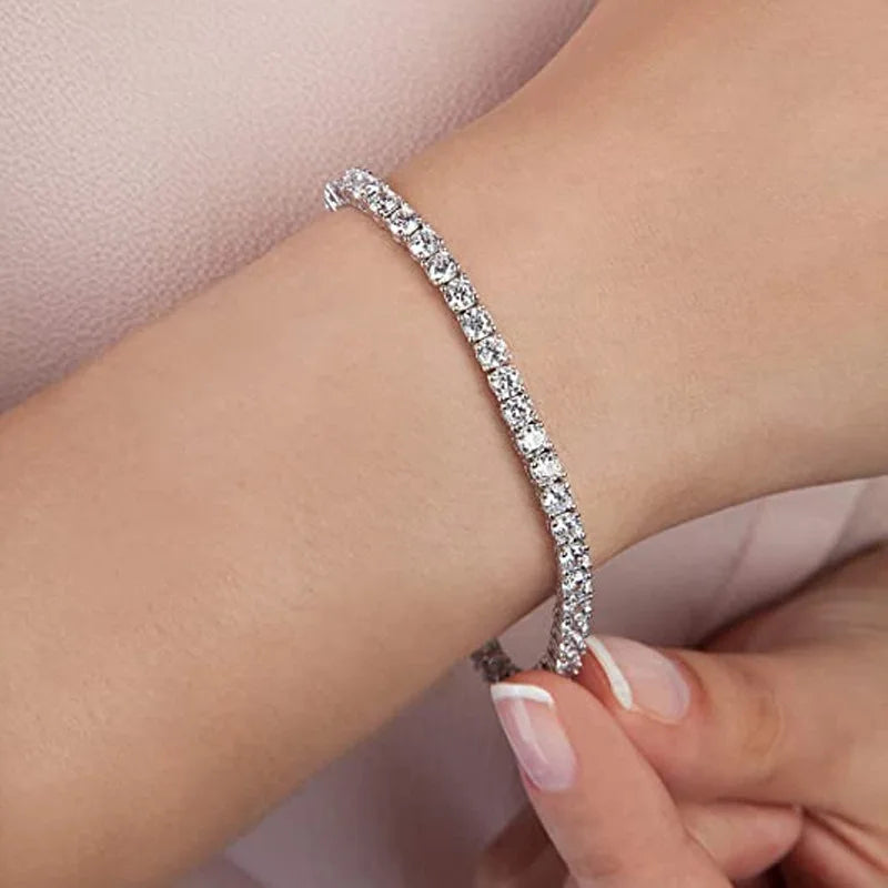 Crystal Tennis Bracelet Jewellry