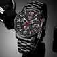 Luxury Men's Fashion Watch – Stainless Steel Quartz Business Wristwatch with Luminous Display