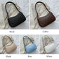 Luxury New Fashion Women’s Casual Underarm Bag - PU Leather Shoulder Messenger Bag in Solid Colour