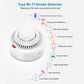 Smart WiFi Smoke Sensor Fire Protection Detector, 85dB Alarm, SmartLife App Control