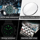 Luxury Men's Military Chronograph Watch – Waterproof, Luminous, Stainless Steel Quartz Business Timepiece