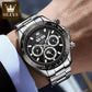 Men's Automatic Mechanical Watch – Top Brand Original Stainless Steel, Luminous, Waterproof Luxury Wristwatch with Date Function