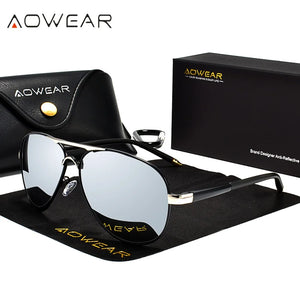 Designer Polarised Sunglasses for Men and Women - Aviation Coating Mirror Sun Glasses