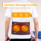 Electric Infrared Heated Belt with Red Light Therapy for Lumbar Support, Vibration Massage, and Pain Relief