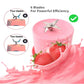 Portable 380ml USB Rechargeable 6-Blade Handheld Electric Juicer Cup – Multifunctional Mini Fruit Blender