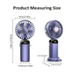 Mini Handheld USB Rechargeable Fan with Phone Stand and Display Screen