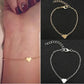 European and American Fashion Heart - Shaped Simple Bracelet