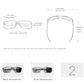 Polarised Photochromic Sunglasses for Men and Women – UV400 Anti-Glare Chameleon Square Eyewear for Driving