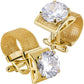 Luxury Crystal Cufflinks with Chain – Shiny Men's Shirt Wedding & Business Gift Accessories