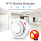 Smart WiFi Smoke Sensor Fire Protection Detector, 85dB Alarm, SmartLife App Control