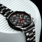 Luxury Men's Fashion Watch – Stainless Steel Quartz Business Wristwatch with Luminous Display