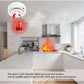 Smart WiFi Smoke Sensor Fire Protection Detector, 85dB Alarm, SmartLife App Control