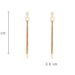 Korean Gold Colour Long Tassel Earrings for Women, Crystal Butterfly, Heart & Star Dangle, Elegant Party Jewellery