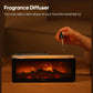 150ml Flame Aroma Diffuser & Humidifier with Remote Control, Waterless Auto-Off – Simulated Fireplace Design for Home, Ideal Gift