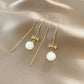 Korean Gold Colour Long Tassel Earrings for Women, Crystal Butterfly, Heart & Star Dangle, Elegant Party Jewellery