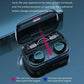 Bluetooth Earphones Handsfree LED Display HiFi Stereo Wireless Earbuds, Waterproof Gaming Headset