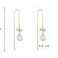 Korean Gold Colour Long Tassel Earrings for Women, Crystal Butterfly, Heart & Star Dangle, Elegant Party Jewellery