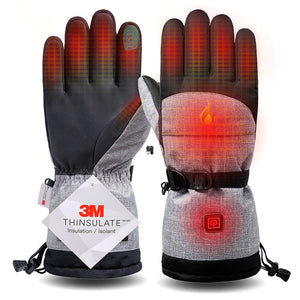 3M Electric Thermal Heating Gloves – Waterproof Winter Hand Warmers for Outdoor Activities, Snowboarding, Cycling, Motorcycling and Skiing