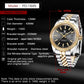 Luxury Automatic Men's Mechanical Watch – Stainless Steel, 100m Waterproof