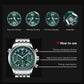 Luxury Men's Military Chronograph Watch – Waterproof, Luminous, Stainless Steel Quartz Business Timepiece