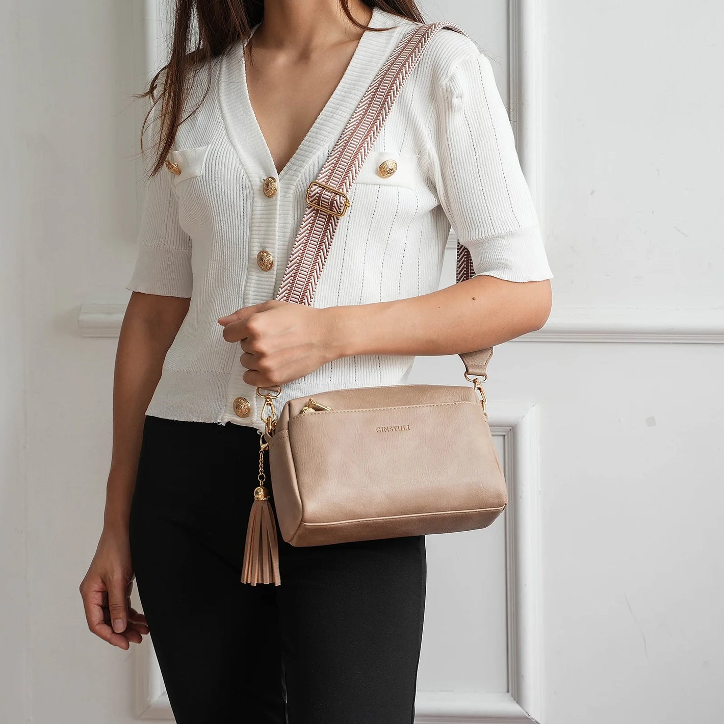 Vintage Faux Leather Shoulder Bags for Women, Small Square Crossbody Bag in Brown, Beige, and Black, Fashion